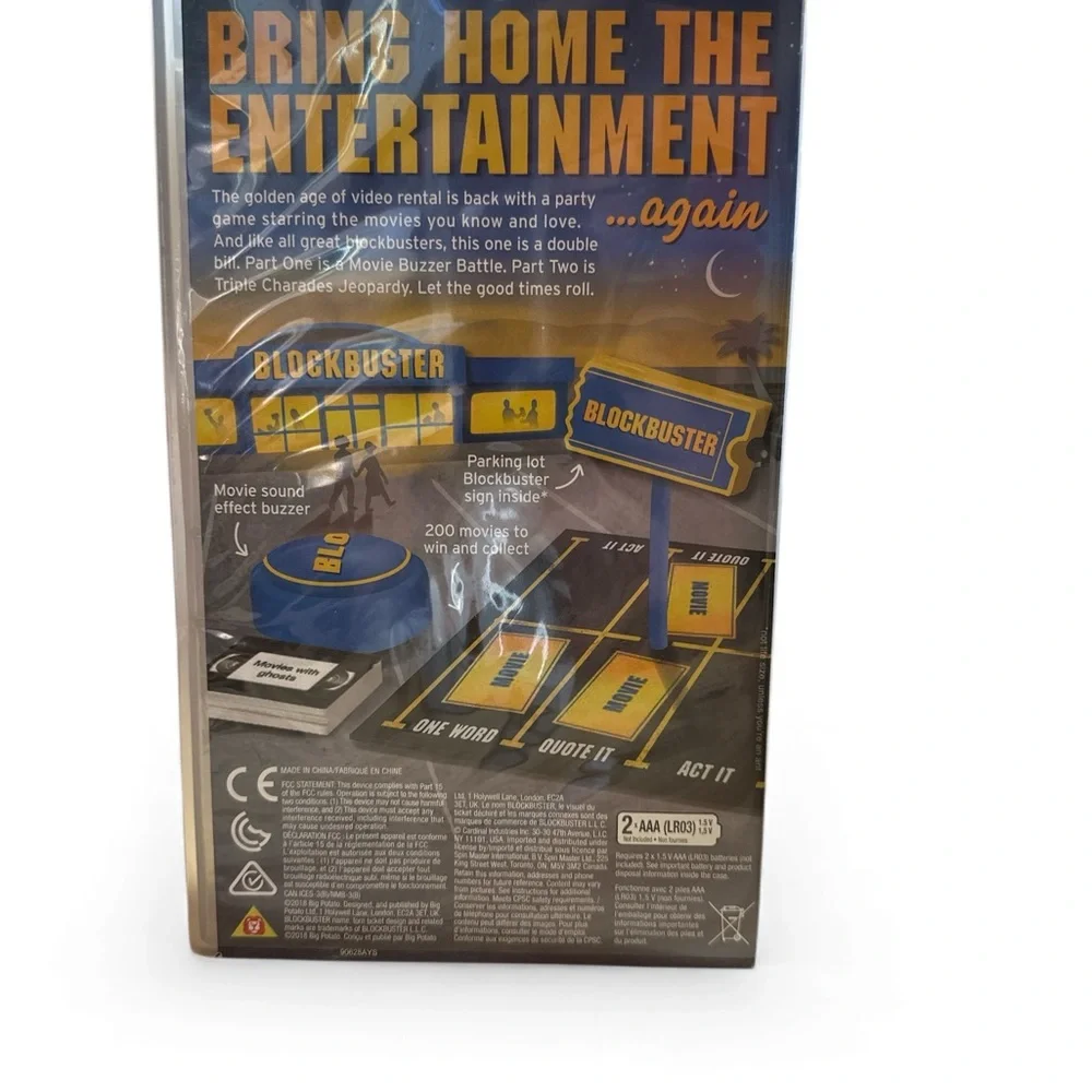 Vintage New in VHS box Blockbuster game
